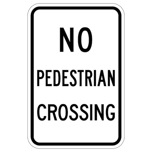 Sign Solutions Usa 18 in Height, 12 in Width, Aluminum, Vertical Rectangle DUS08DWT1218R9-3A - main